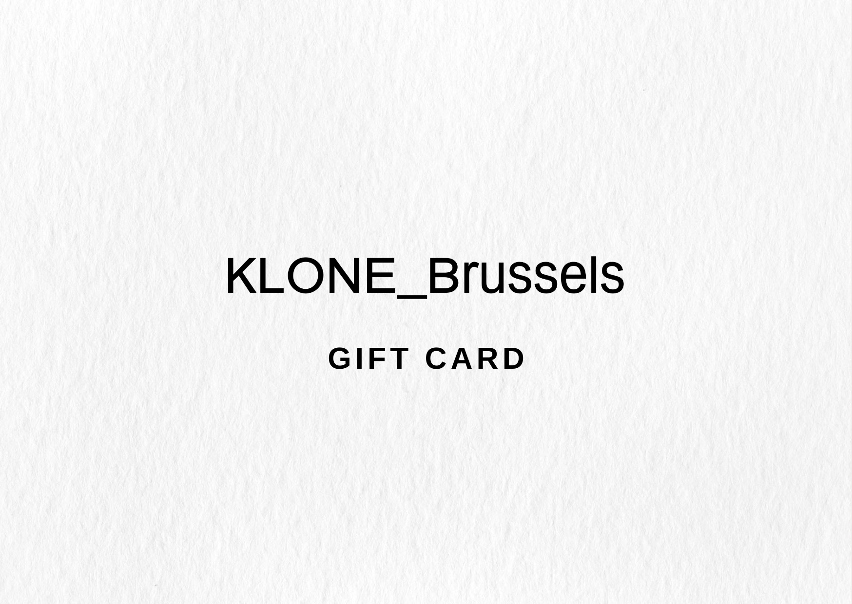 KLONE_ Gift Card